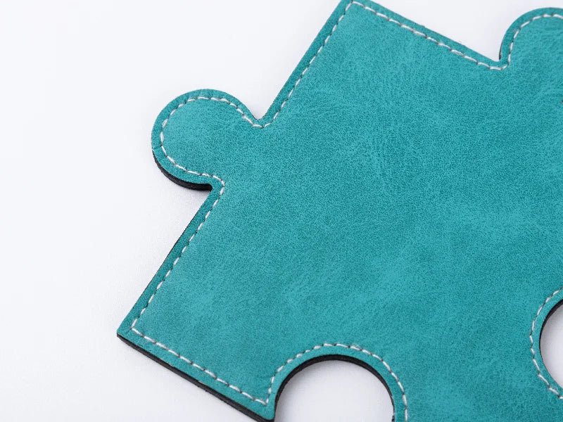 PU Puzzle Coaster(Green, 12*12cm)