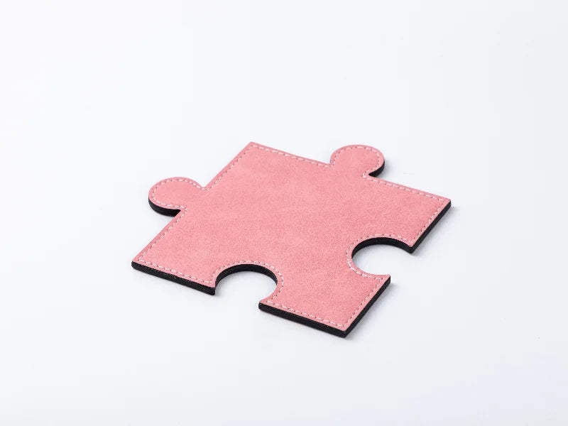 PU Puzzle Coaster(Pink, 12*12cm)