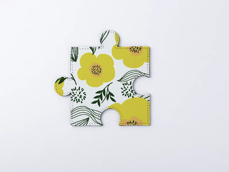 PU Puzzle Coaster(White, 12*12cm)