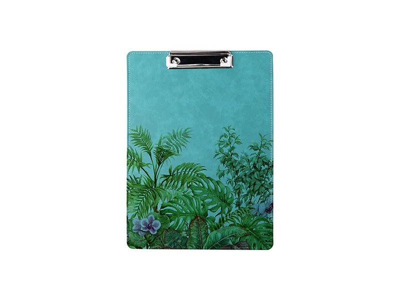 Sublimation PU Leather Clipboard with Metal Clip (Green, A4 size)
