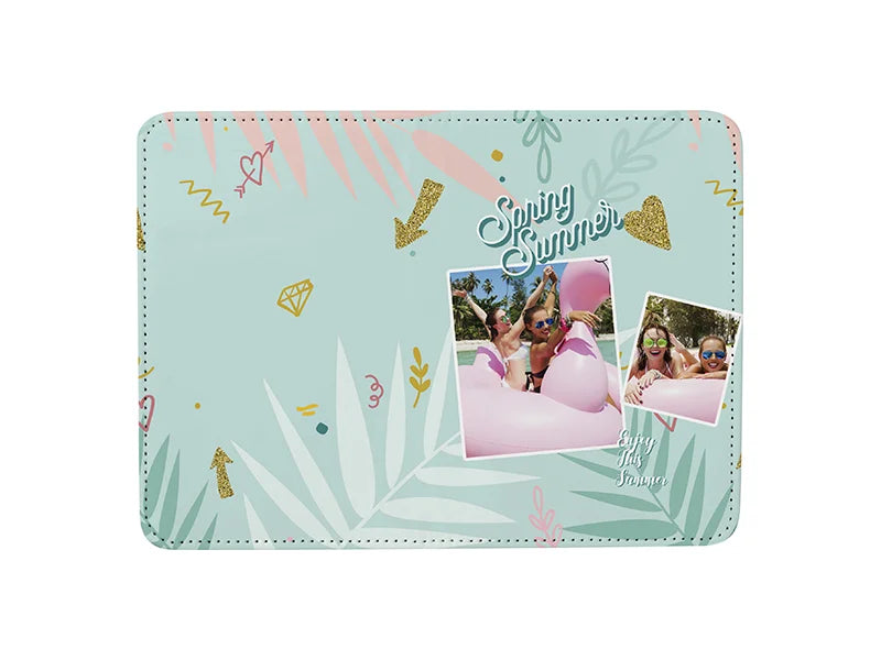 Sublimation Blanks Faux Leather/ PU Passport Holder(14.3*19.5cm)