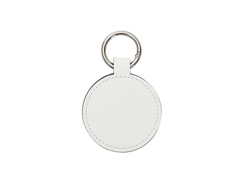 Sublimation Blanks PU Handbag Magnetic Hat Clip(6.2*9.8cm,round)