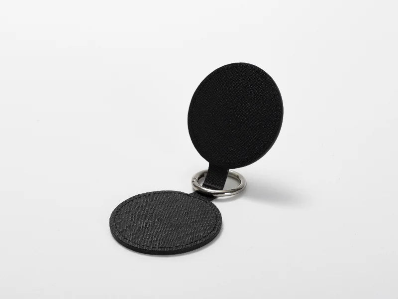 Sublimation Blanks PU Handbag Magnetic Hat Clip(6.2*9.8cm,round)