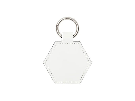 Sublimation Blanks PU Handbag Magnetic Hat Clip(6.7*9.3cm,hexagon)