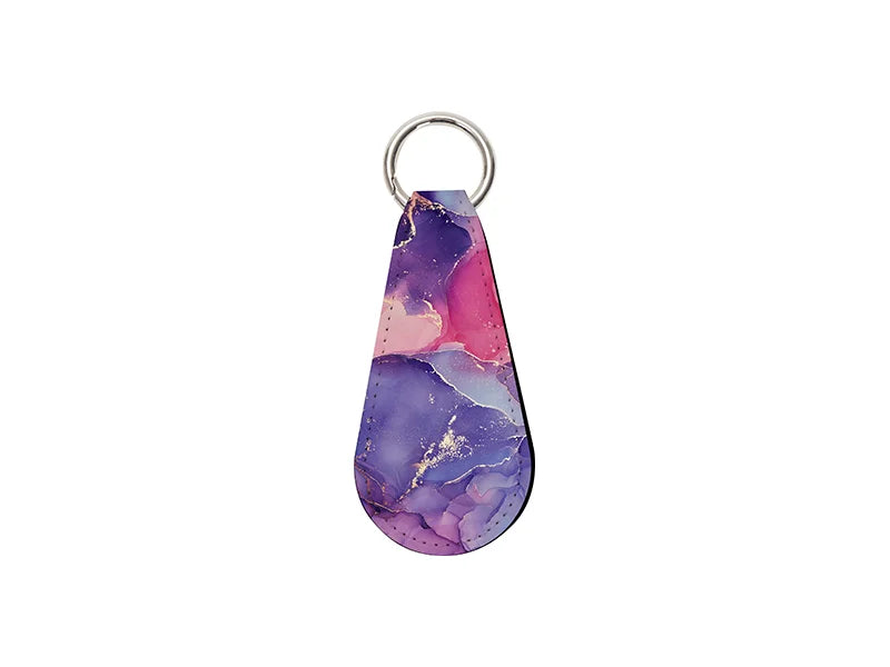 Sublimation Blanks PU Handbag Magnetic Hat Clip(5*12.8cm,drop shape)