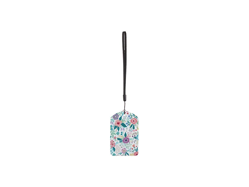 Sublimation Blanks PU Luggage Tag( White)