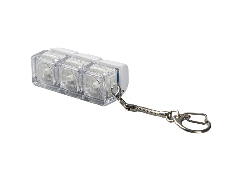 Sublimation Keyboard Fidget Keychain(Triple-Key)