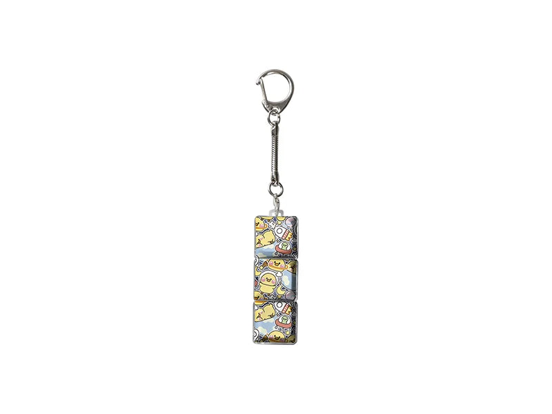 Sublimation Keyboard Fidget Keychain(Triple-Key)