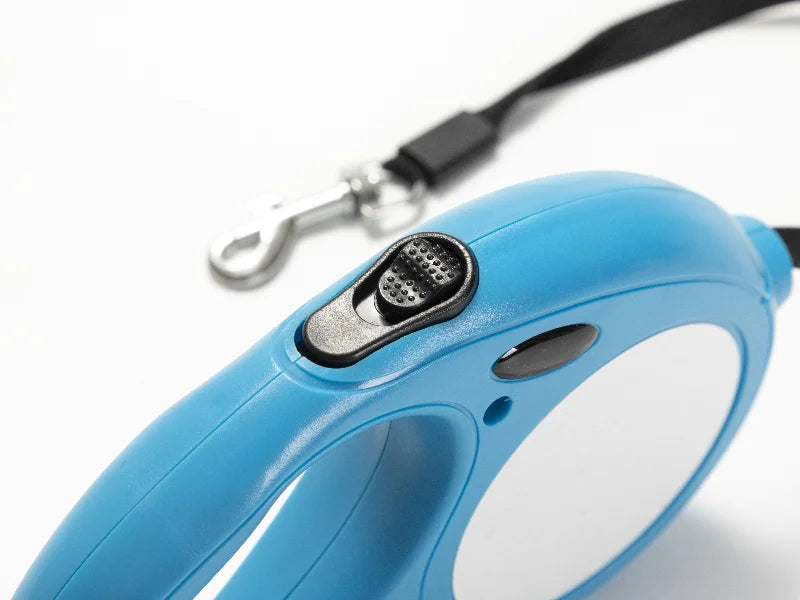5m Blue Pet Leash w/ Aluminum Insert