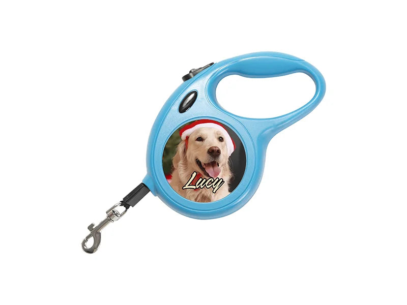 5m Blue Pet Leash w/ Aluminum Insert