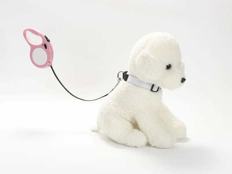 5m Pink Pet Leash w/ Aluminum Insert