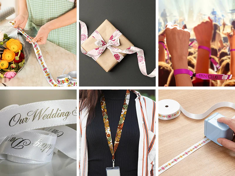 Craft Sublimation Ribbon Roll (White, 25mm*12.2m / 0.98 inx40ft)