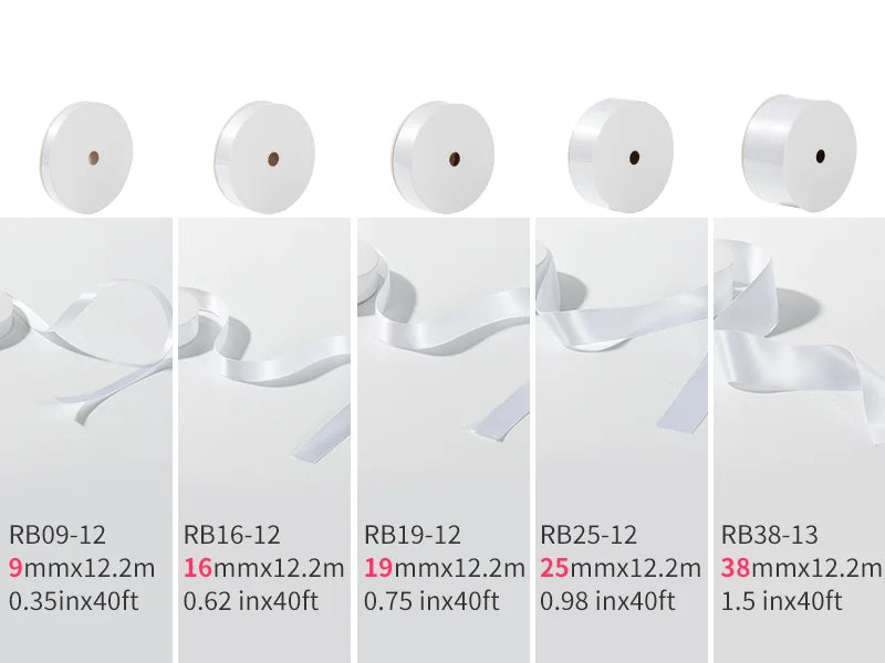 Craft Sublimation Ribbon Roll (White, 16mm*12.2m / 0.62 inx40ft)