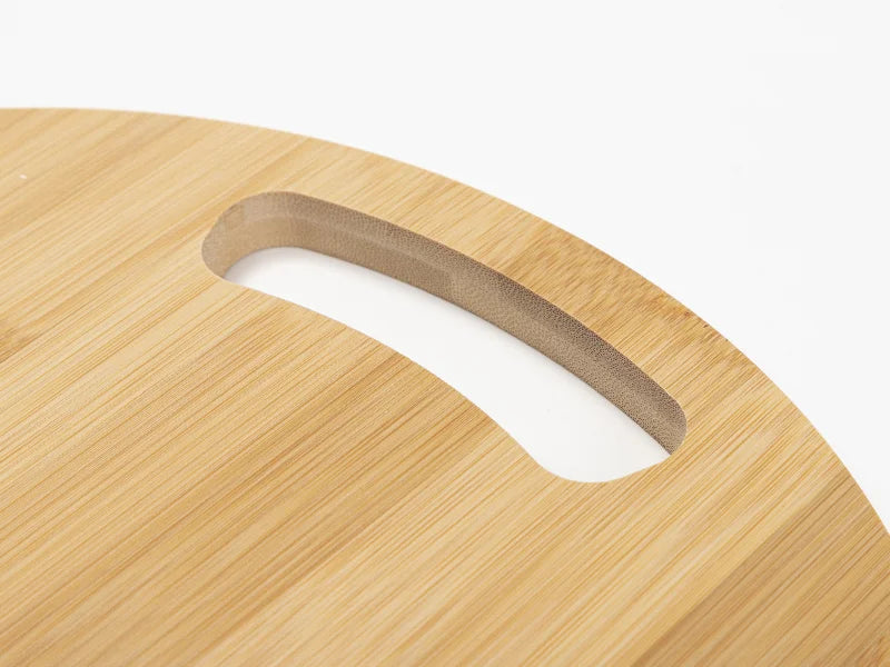 Sublimation Blank Round Bamboo Pizza Board with Hole