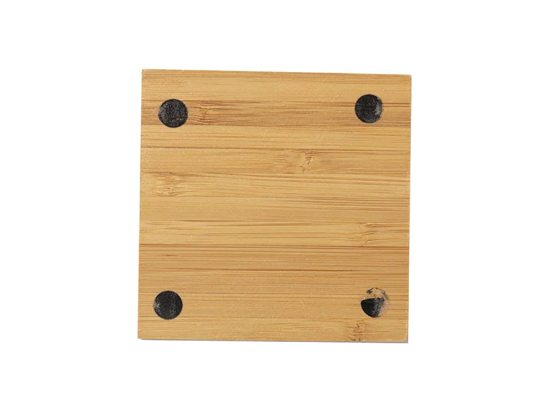 Sublimation Blanks Square Bamboo Coaster(9.7*9.7cm/3.7inch*3.7inch)