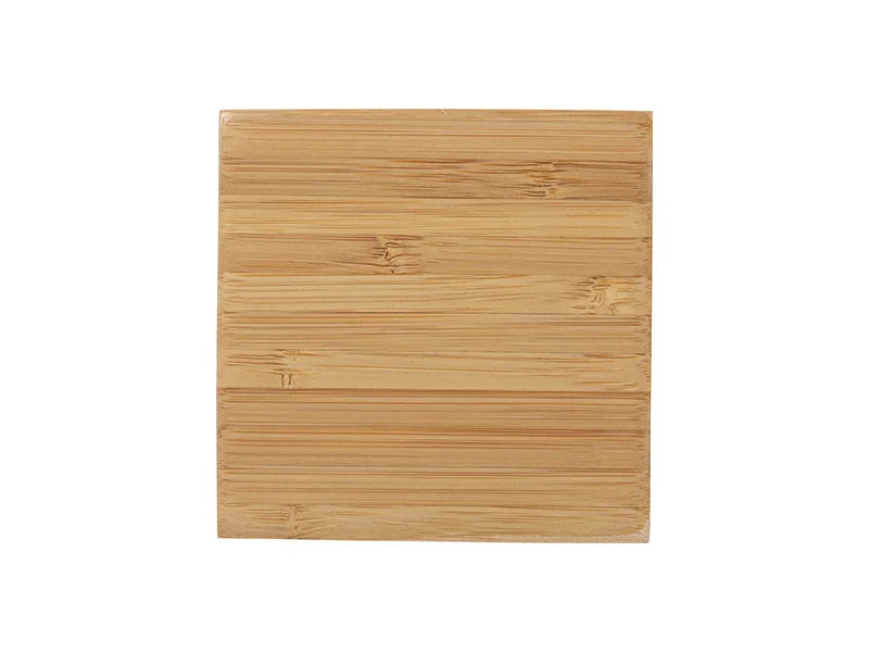 Sublimation Blanks Square Bamboo Coaster(9.7*9.7cm/3.7inch*3.7inch)