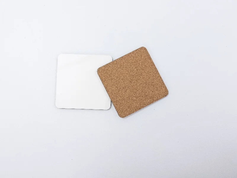 Sublimation Blanks Square HB Mug Coaster w/ Cork(9*9cm)
