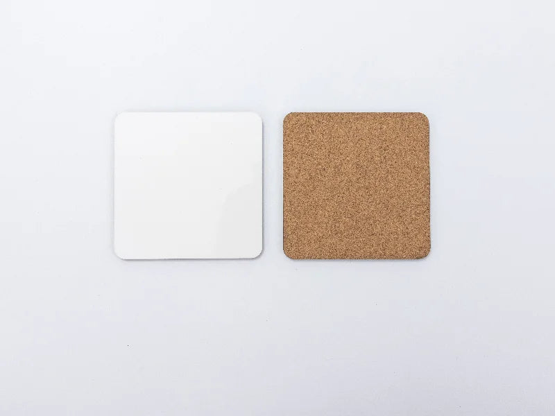 Sublimation Blanks Square HB Mug Coaster w/ Cork(9*9cm)