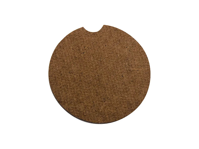 Sublimation Blank Hardboard Car Mug Coaster (φ6.5cm / 2.56inch)