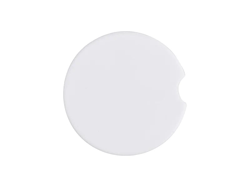 Sublimation Ceramic Car Mug Coaster (φ6.5cm, Matt)