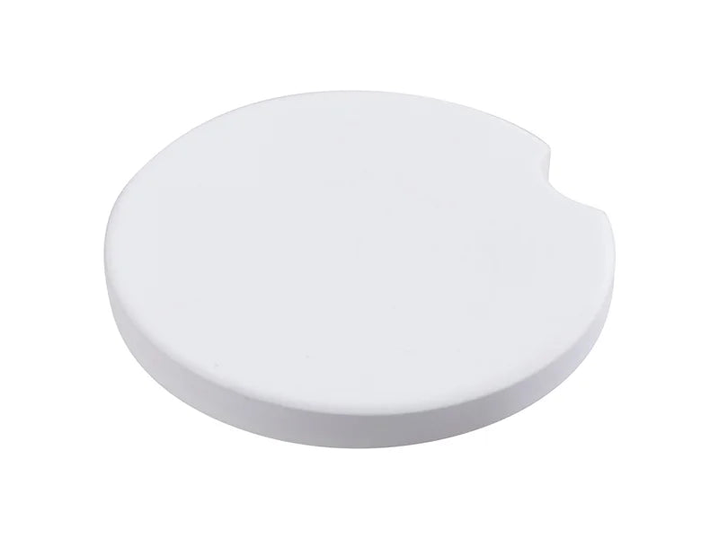 Sublimation Ceramic Car Mug Coaster (φ6.5cm, Matt)