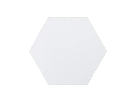 Sublimation Hexagon Coaster with Cork Back - 11cm