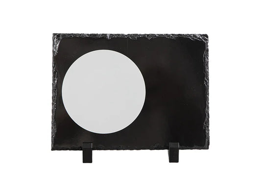 Slate with Sublimatable White Circle Patch (15*20cm/5.9inch*7.9inch)