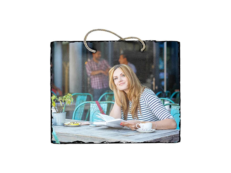 Sublimation Big Rectangular Hanging Stone(25*30cm)