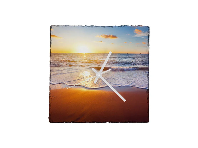 Sublimation Square Slate Clock (27*27cm)
