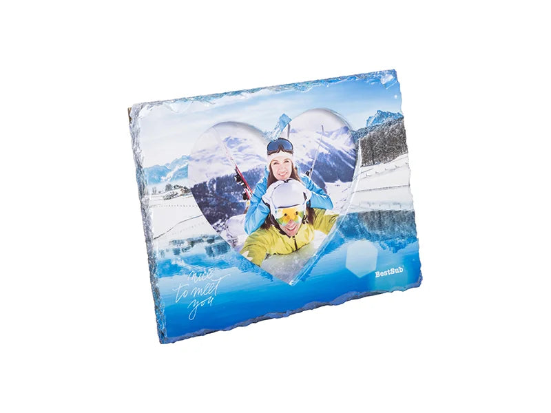 Sublimation Heart Shape Frame Slate (19*25cm)
