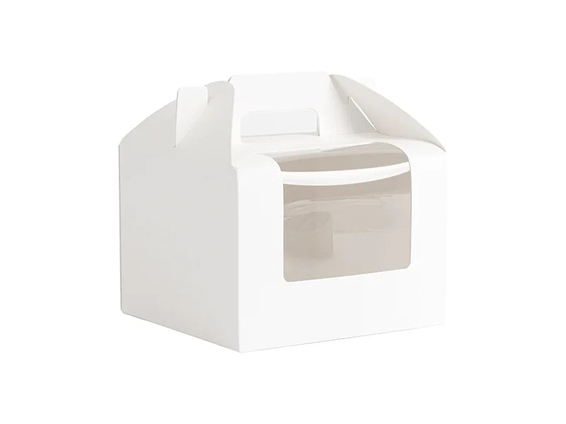 Sublimation Blanks Gift Box with Window (15*15*16cm)