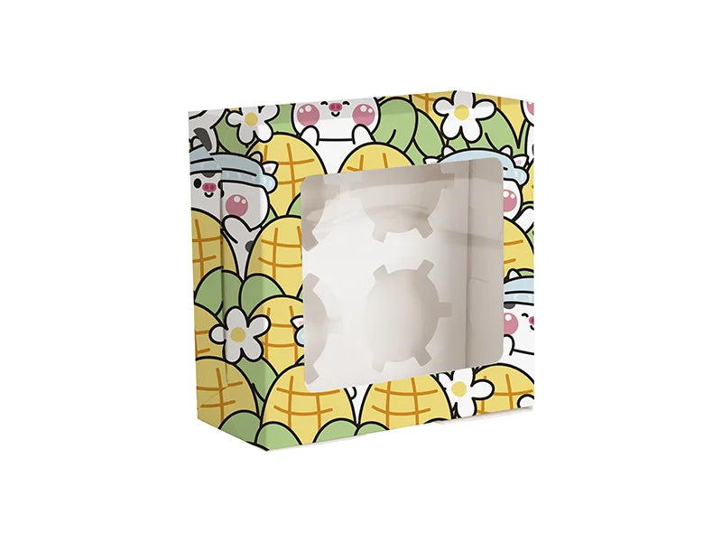 Sublimation Blanks Cake Box with Window (16*16*7.7cm)