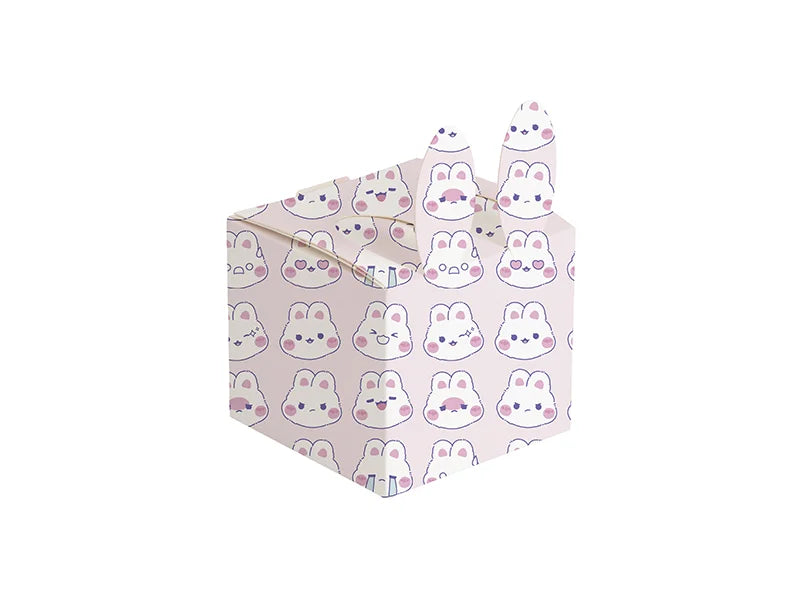 Sublimation Blanks Easter Bunny Ears Candy Box (9*9*13.6cm)