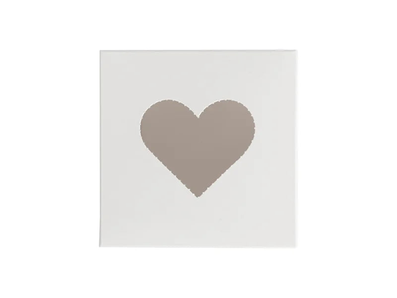 Sublimation Blanks Tissue Box w/Small Heart Shaped Mouth (10.2*10.5*6.6cm)