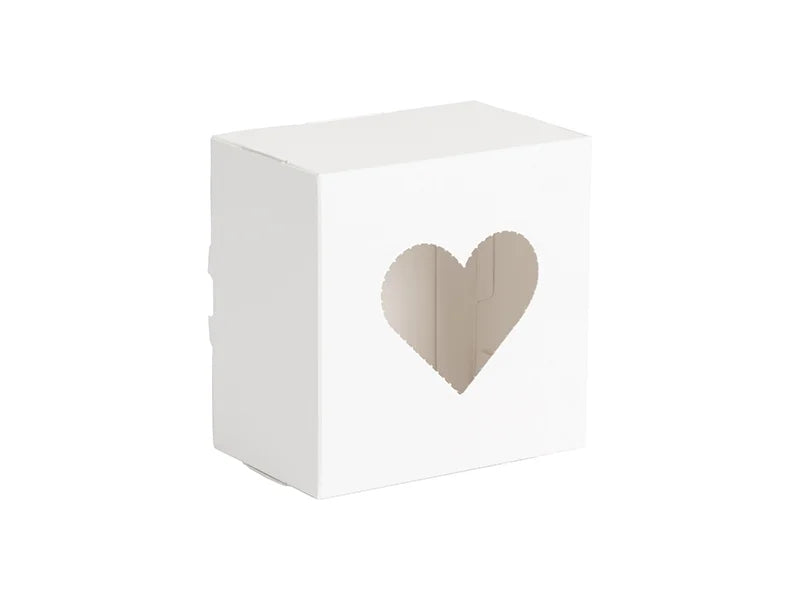 Sublimation Blanks Tissue Box w/Small Heart Shaped Mouth (10.2*10.5*6.6cm)