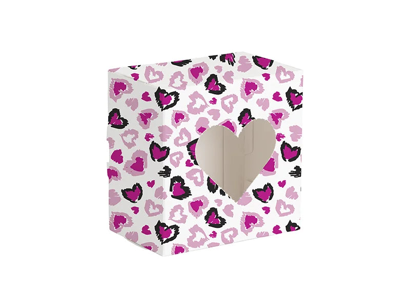 Sublimation Blanks Tissue Box w/Small Heart Shaped Mouth (10.2*10.5*6.6cm)