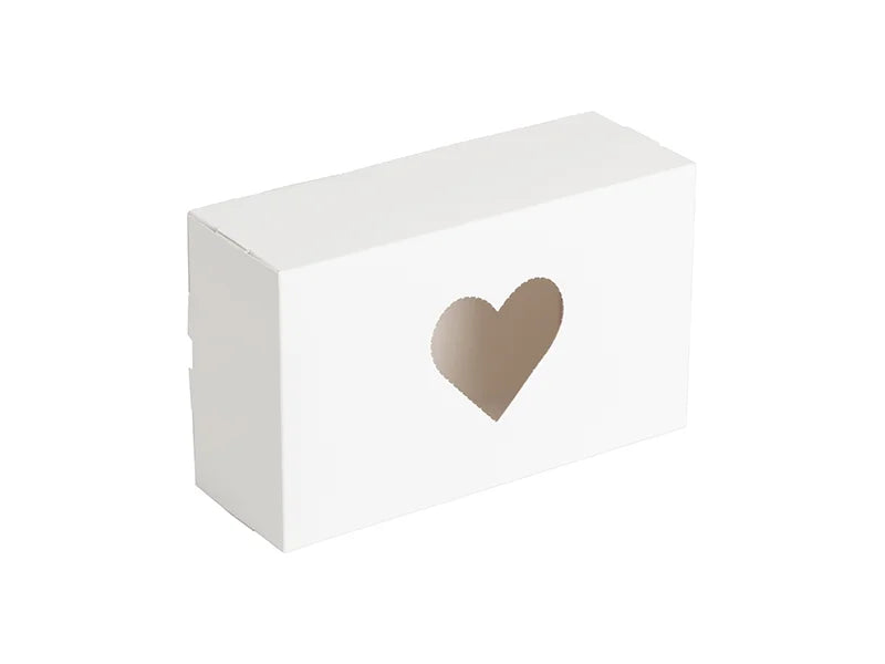Sublimation Blanks Rectangular Tissue Box w/Big Heart Shaped Mouth (12*20*7cm)