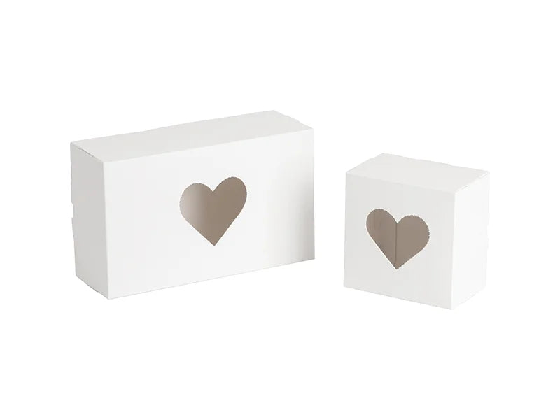 Sublimation Blanks Rectangular Tissue Box w/Big Heart Shaped Mouth (12*20*7cm)