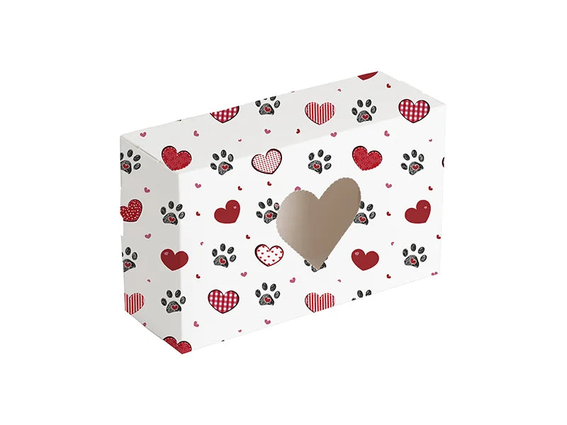 Sublimation Blanks Rectangular Tissue Box w/Big Heart Shaped Mouth (12*20*7cm)