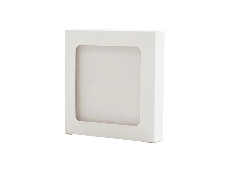 Sublimation White Box for 3in Ornament(9*9*1.5cm)