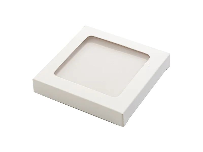 Sublimation White Box for 3in Ornament(9*9*1.5cm)