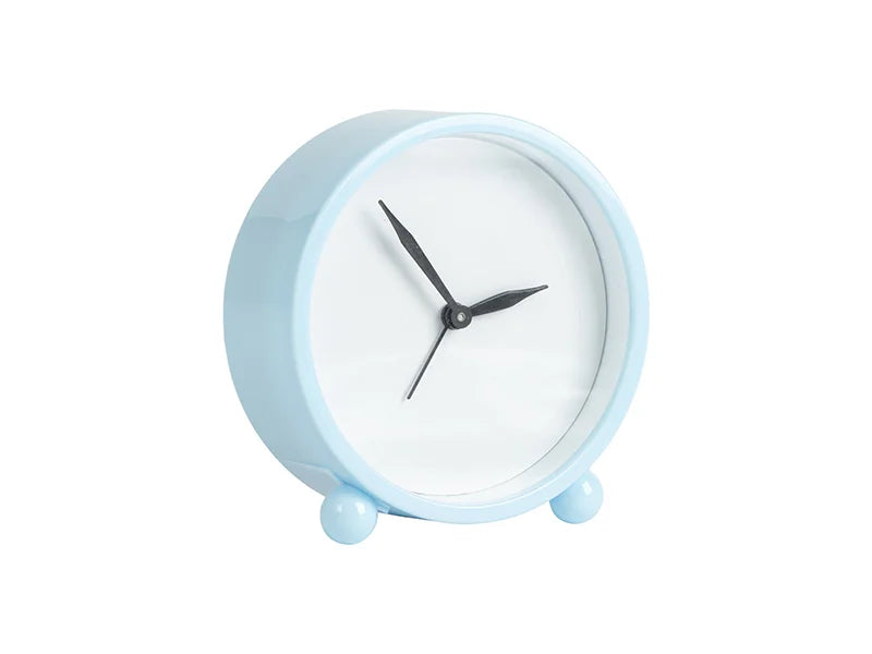 Sublimation Blank Alarm Clock w/ Sublimatable Alu Insert(10.5*10.7*4cm)
