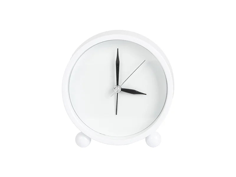 Sublimation Blank Alarm Clock w/ Sublimatable Alu Insert(10.5*10.7*4cm)