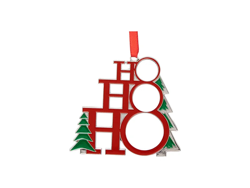 3inch Sublimation Metal Christmas Tree Ornament