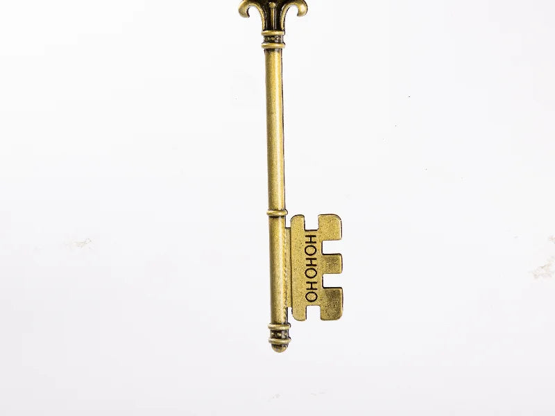 Christmas Santa Keys with Snowflake(Gold)