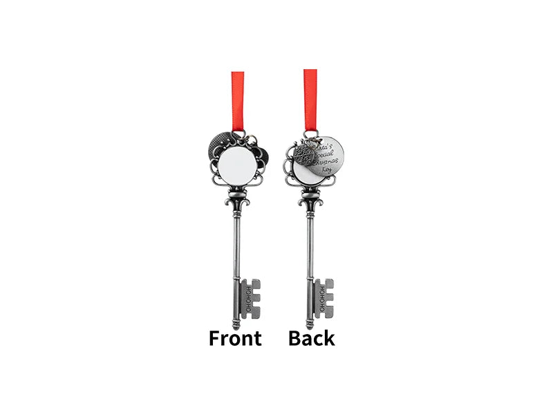 Christmas Santa Keys with Snowflake(Silver)