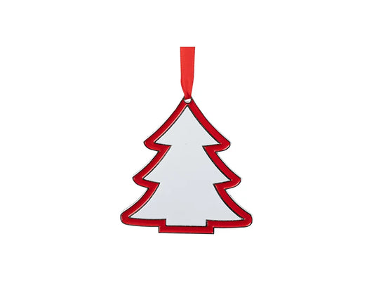 3” Sublimation Blank Christmas Tree Metal Ornament