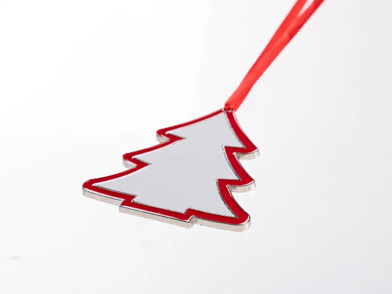 3” Sublimation Blank Christmas Tree Metal Ornament
