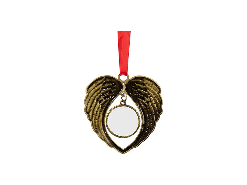 Angel Wings Metal Ornament(Gold)
