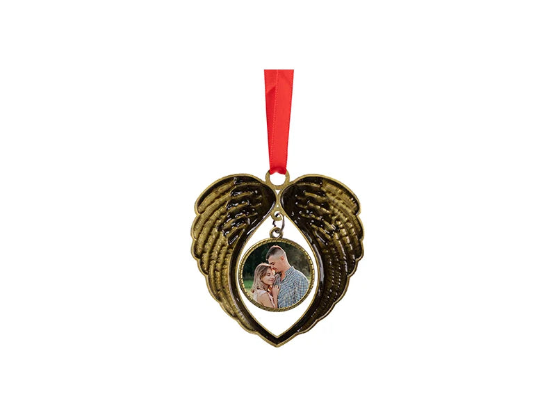 Angel Wings Metal Ornament(Gold)
